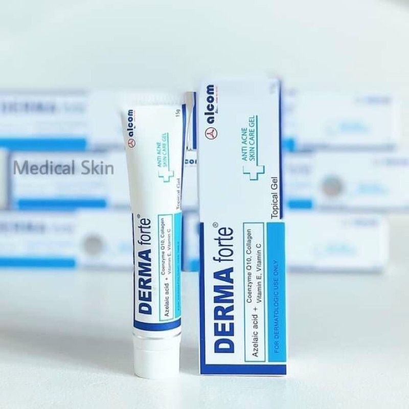 Derma Forte giảm mụn - Gel giảm mụn, giảm thâm Derma Forte 15g