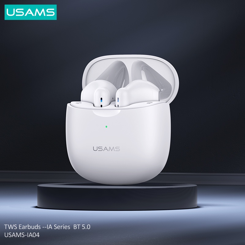 Usams Tai Nghe Nhét Trong Không Dây IA BT Mini TWS Pin 28H Âm Thanh HiFi Stereo Có Thể Điều Khiển Cảm