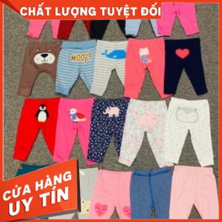 Quần dài cho bé, quần legging cotton xuất dư cao cấp cho bé (sz 4-13kg)