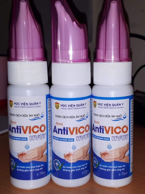 Rẻ nhất Nước rửa tay khô học viện Quân y 103 loại 75ml