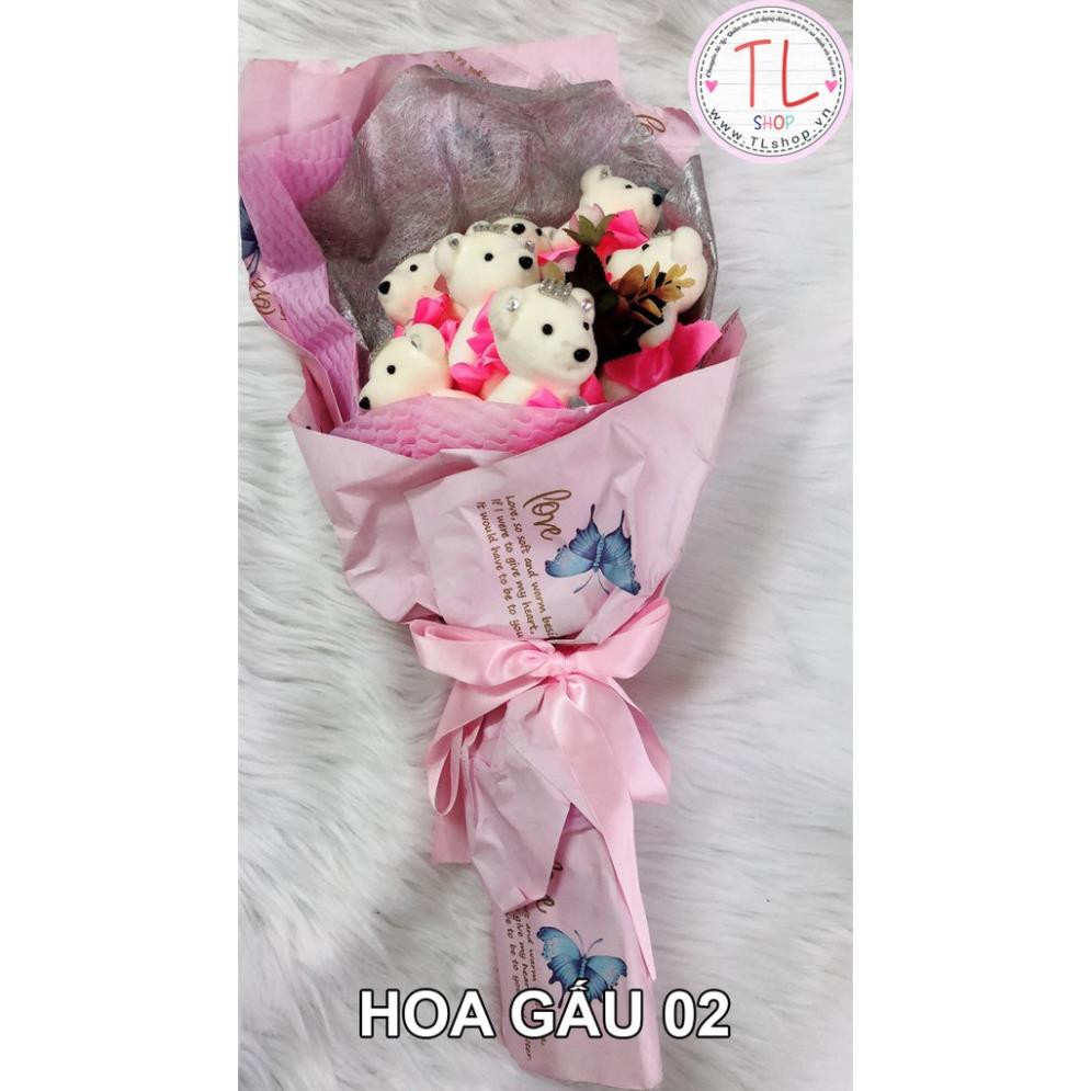 Hoa Gấu xinh xắn -  Hoa hình gấu - Hoa làm quà lưu niệm
