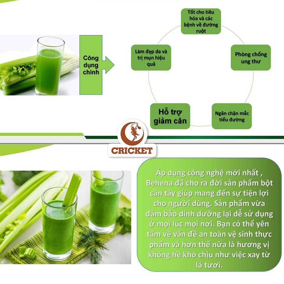 [Mã 267FMCGSALE giảm 8% đơn 500K] Bột cần tây sấy lạnh nguyên chất Dalahouse (Lon 150g) giúp giảm cân, detox, trắng da | BigBuy360 - bigbuy360.vn