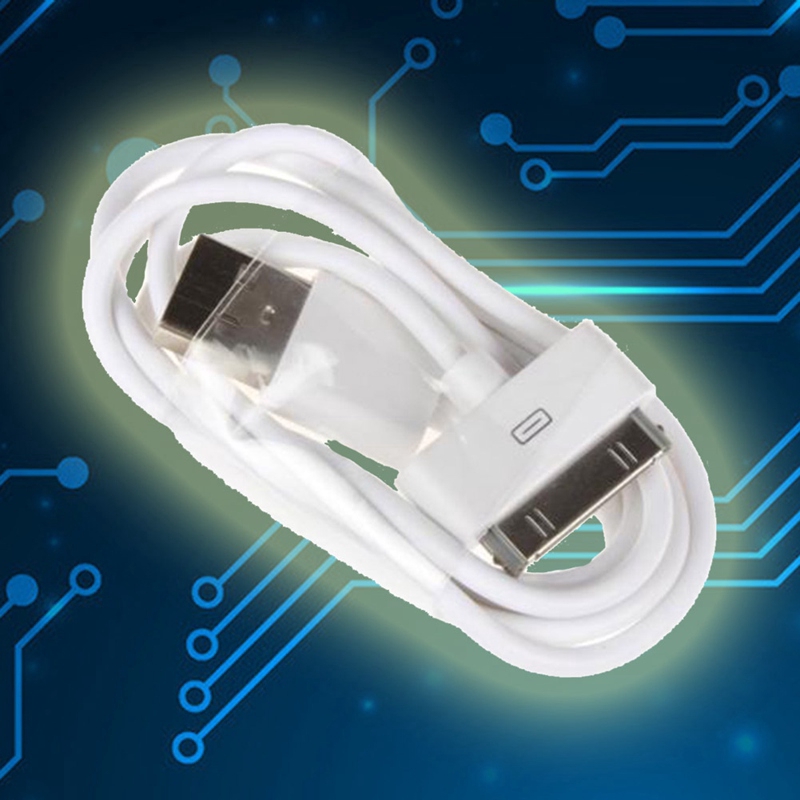 Dây Cáp Sạc Nhanh Đầu Usb 30 Pin Cho Iphone 4 4s 3gs 3g Ipad 1 2 3 Ipod Nano Itouch