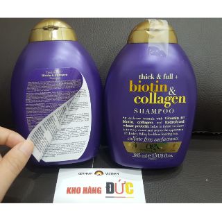 Gội xả Biotin collagen ( bill xách Đức)