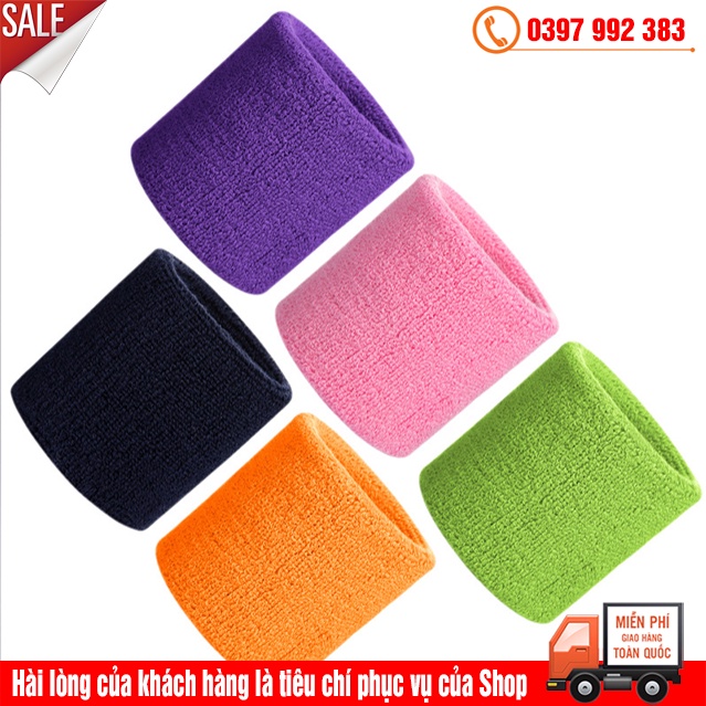 Bao Cổ Tay Thể Thao Nam Nữ Băng Đô Bảo Vệ Cổ Tay Thiết Kế Đa Dạng, Nhiều Màu Sắc Giúp Chặn/Thấm Hút Mồ Hôi Tốt