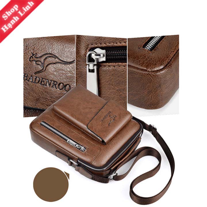 Túi đeo chéo nam da PU cao cấp hiệu Badenroo MS 8602, đựng Ipad 11 inch | BigBuy360 - bigbuy360.vn