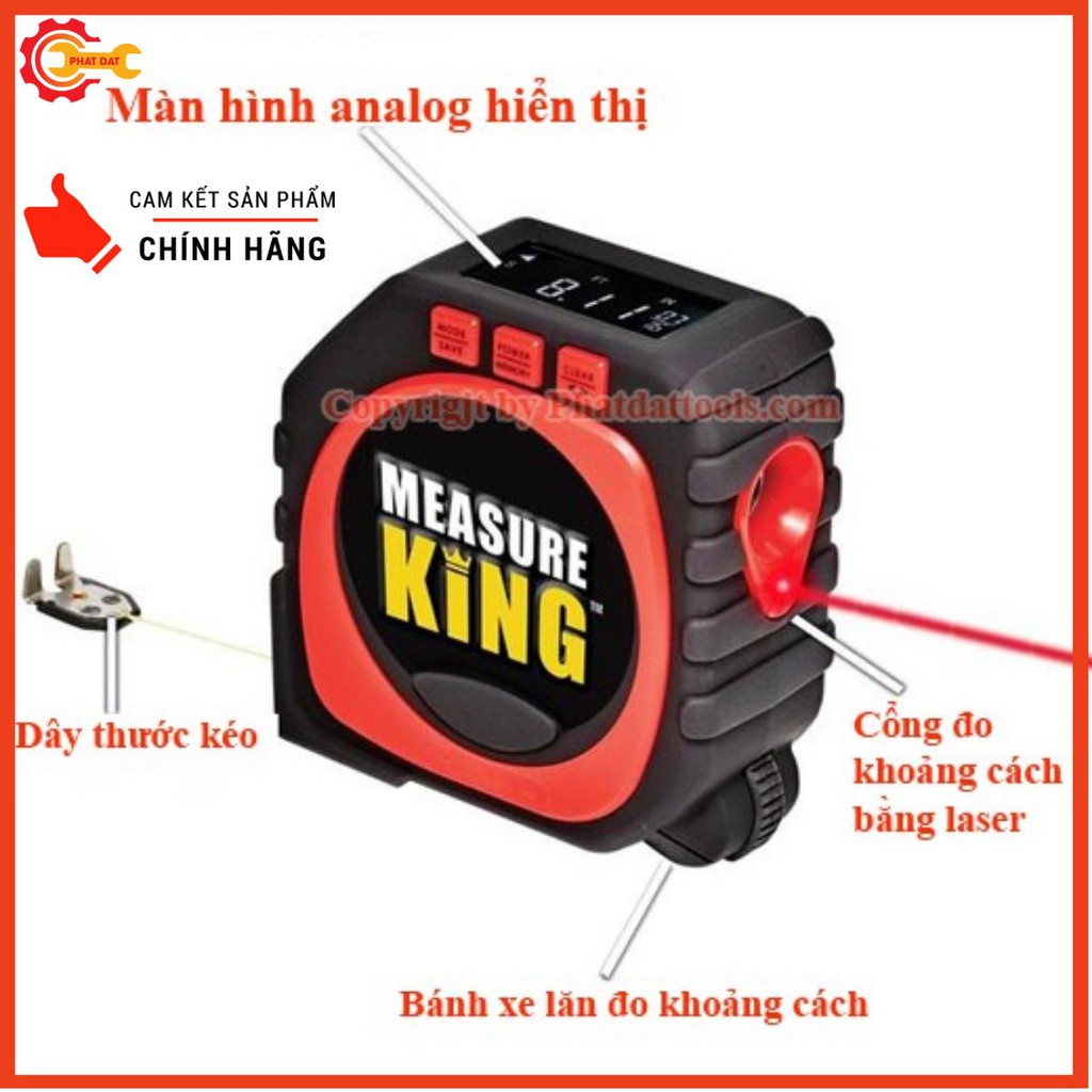 Thước đo đa năng kĩ thuật số MEASURE KING 3 trong 1