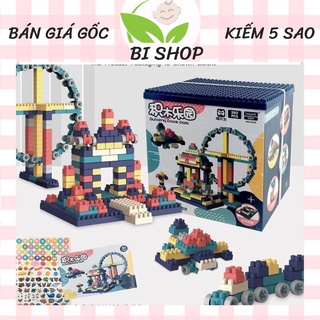 Bộ lego xếp hình gồm 520 chi tiết - lego lắp ráp đồ chơi cho bé