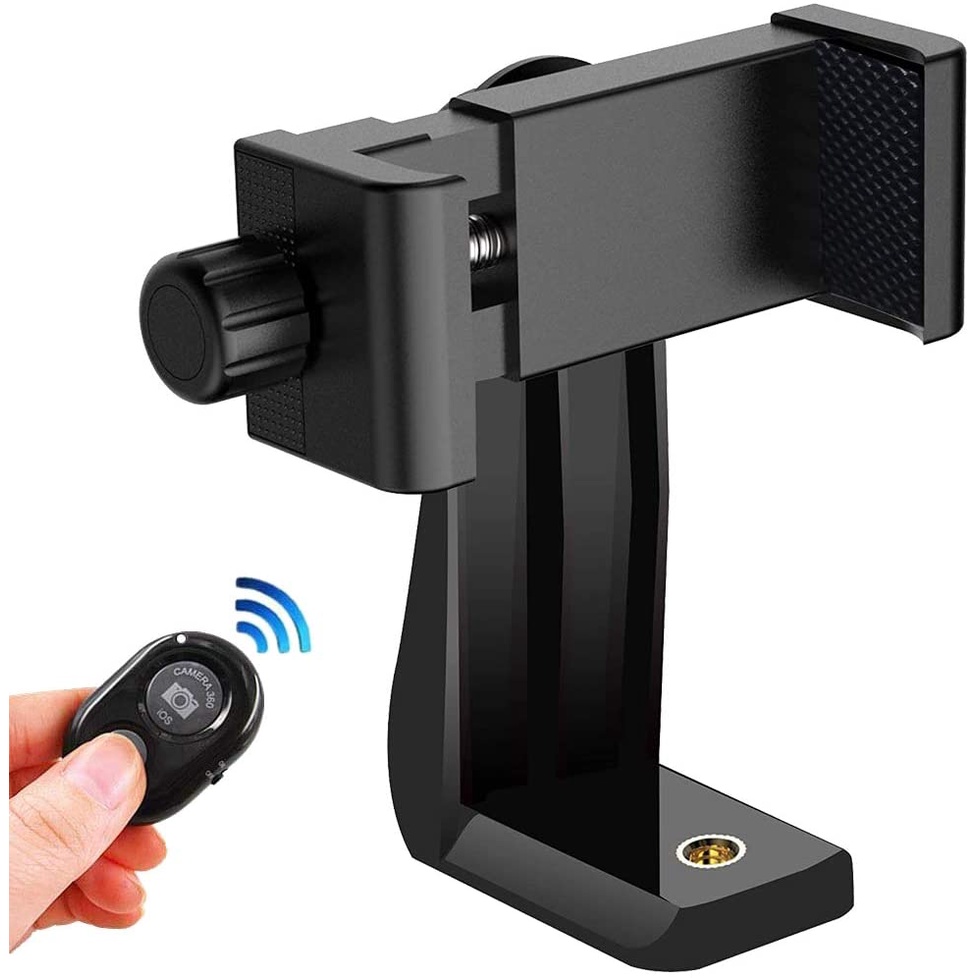 Giá đỡ điện thoại xoay được 360 độ có điều khiển từ xa thích hợp cho Iphone Android