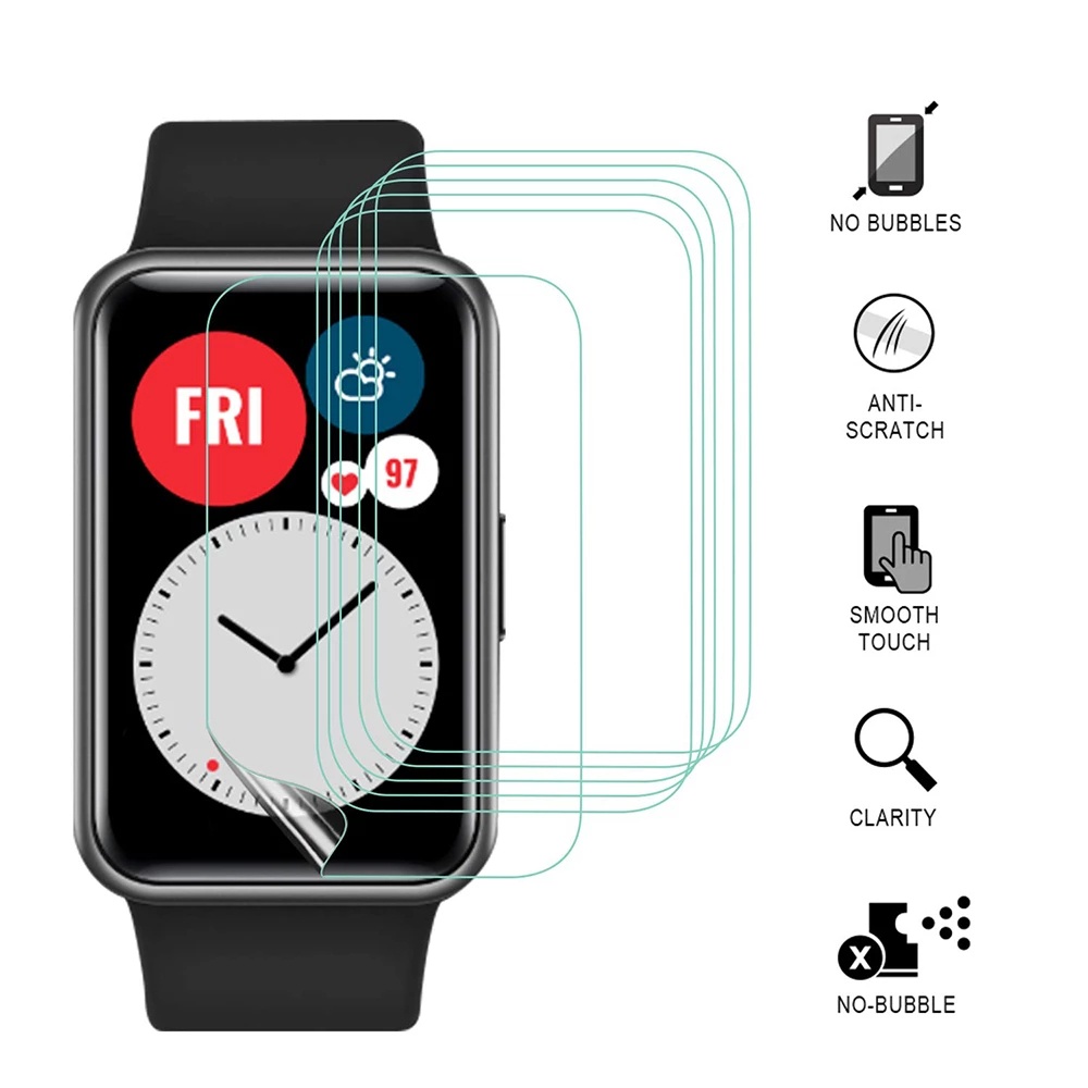 1 Miếng Dán Màn Hình Trong Suốt Bảo Vệ Cho Đồng Hồ Thông Minh Huawei