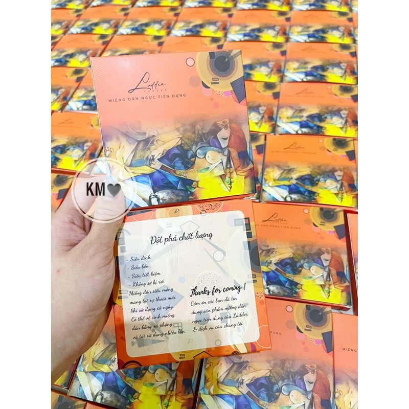 Combo 30 Dán Ngực Lade Tàng Hình Phiên Bản Mới Vỏ Cam