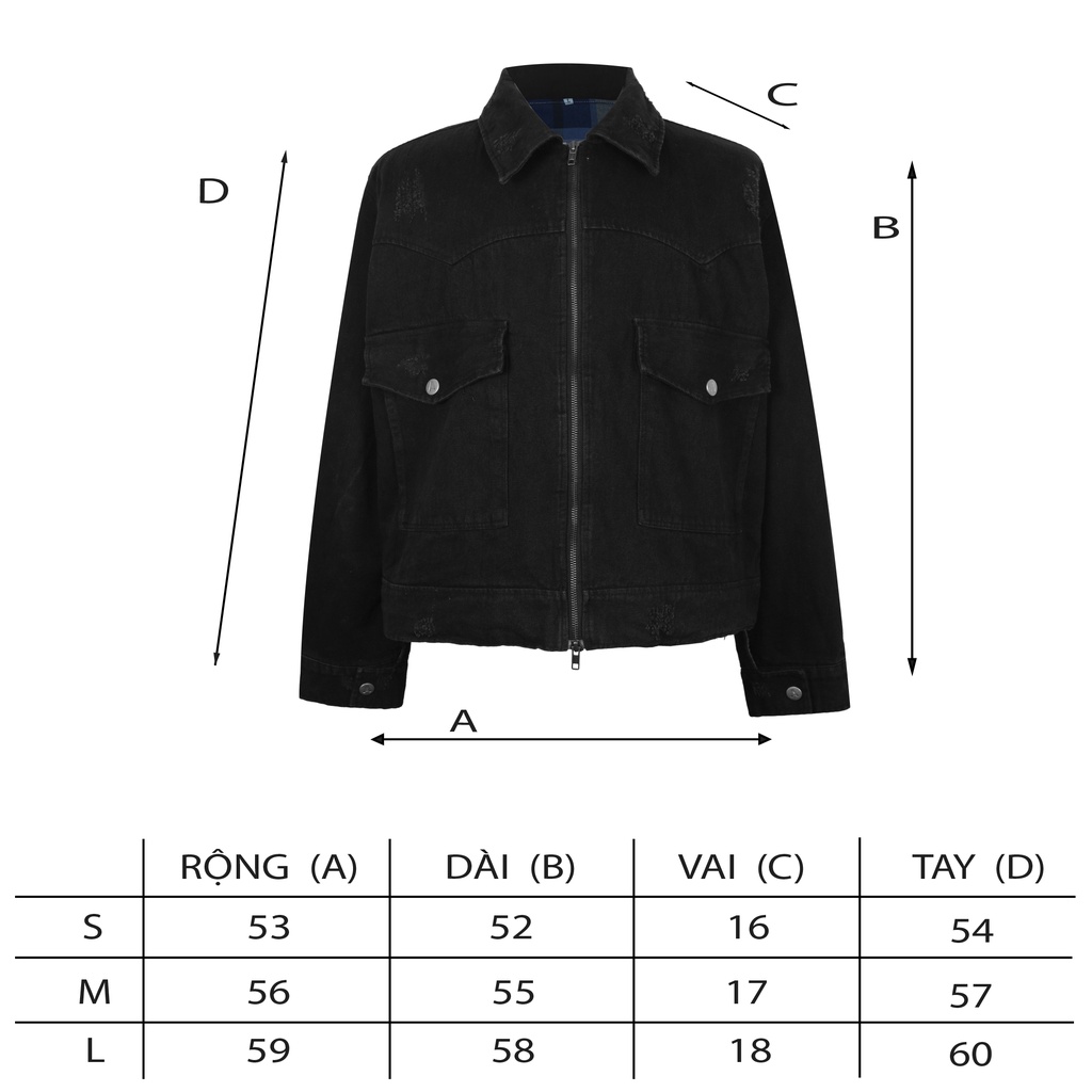 ÁO KHOÁC JEANS 2 MẶT AA STU - AA STU. ® FLIP JACKET // Aastudio