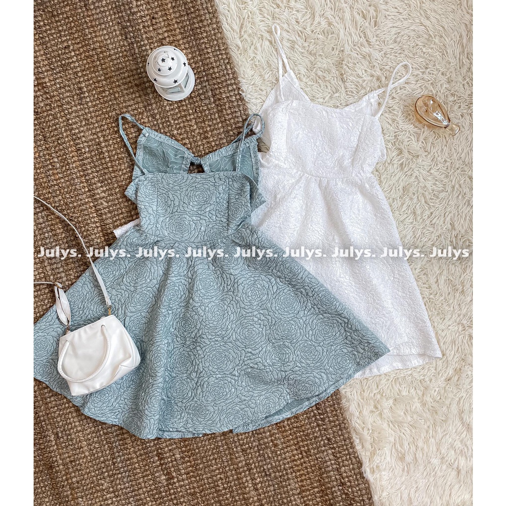 Jumpsuit babydoll 2 dây gấm hoa (ảnh THẬT kèm video)