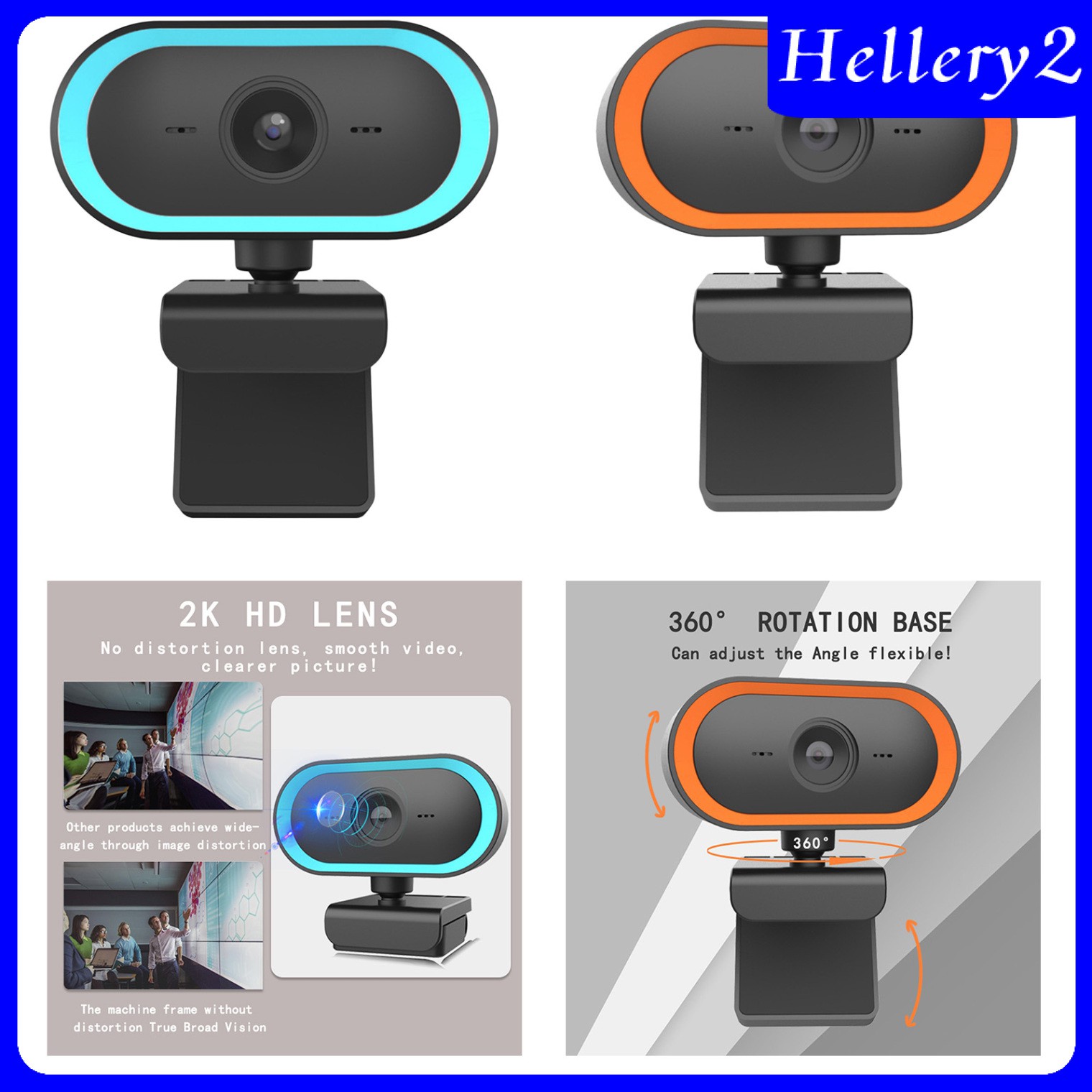 Webcam 2k Hd Tích Hợp Mic Thu Âm