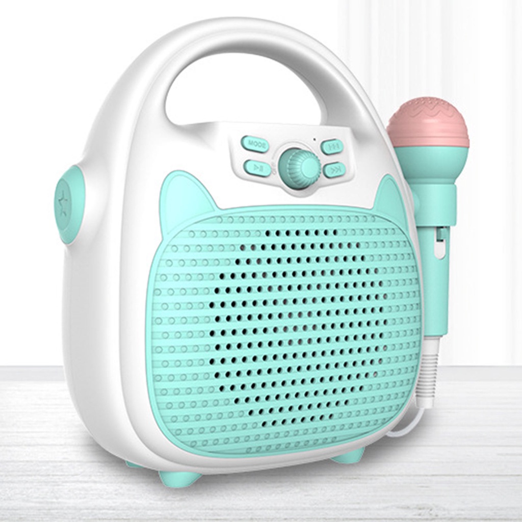 Máy Hát Karaoke Có Đèn LED Và 1 Micro Cho Trẻ Em