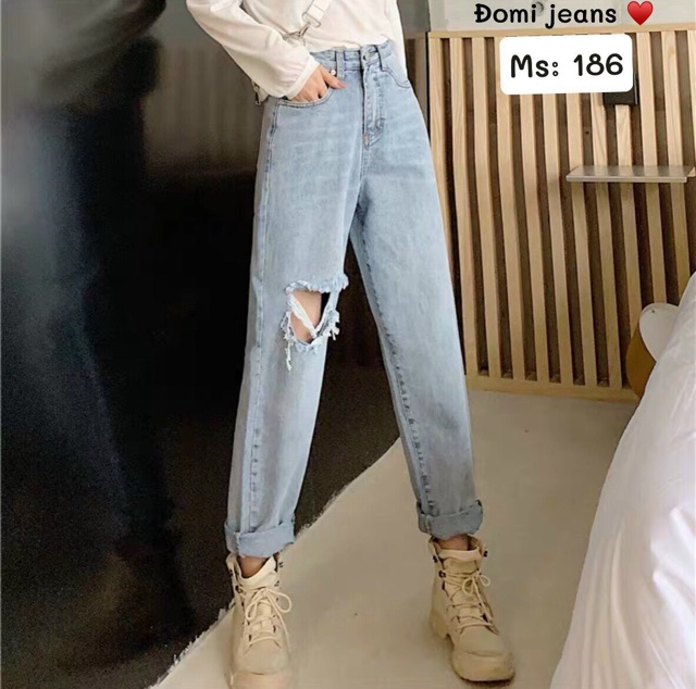 Quần baggy jean lưng siêu cao mạc tami ( kèm video) | BigBuy360 - bigbuy360.vn