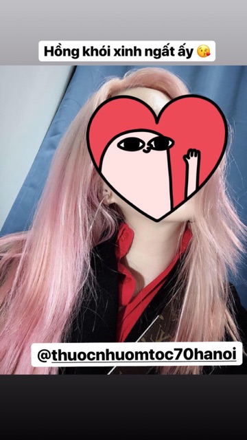 Thuốc nhuộm tóc màu Hồng Baby siêu hot kèm trợ oxy | BigBuy360 - bigbuy360.vn