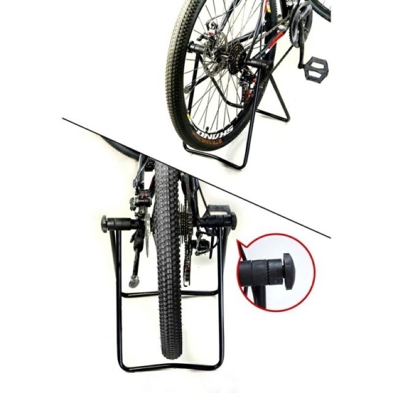 Giá sửa xe đạp giá cân vành chân chống xe đạp chữ U thép sơn tĩnh điện