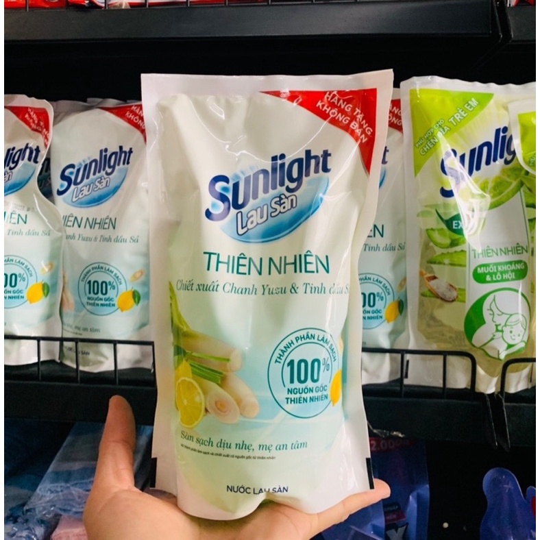 NƯỚC LAU SÀN CHANH XẢ SUNLIGHT 700ml