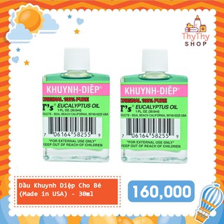 Dầu Khuynh Diệp Mỹ BST's Eucalyptus Oil 30ml