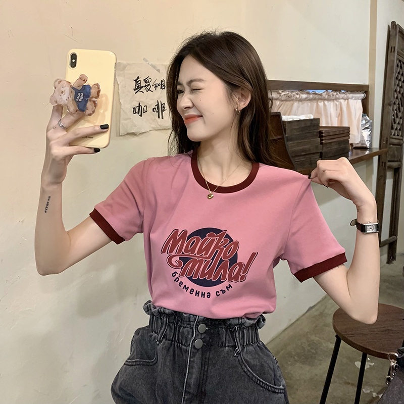 Áo Thun Nữ Tay Ngắn In Họa Tiết 51447