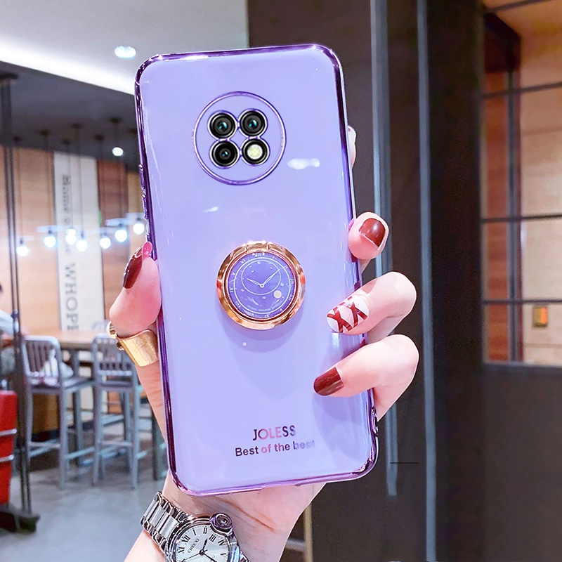 Ốp Điện Thoại Silicon Dẻo Mạ Màu Kèm Giá Đỡ Nhẫn Sang Trọng Cho Huawei Mate 20 Pro 20X Mate 30 Pro Mate 40 Pro Mate 10 Pro