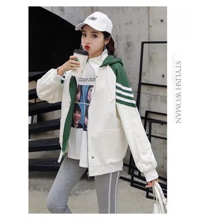 Áo Khoác Dù Sọc Tay Phi Công Có Nón❤️FREESHIP❤️