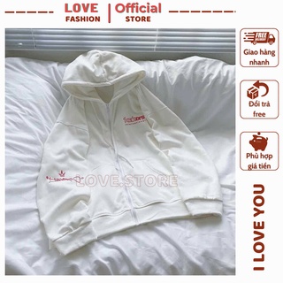 Áo hoodie zipp khoá kéo OKERS, Áo khoác nỉ cá itnhs form rông unisex tay dài chất đẹp mặc thu đông