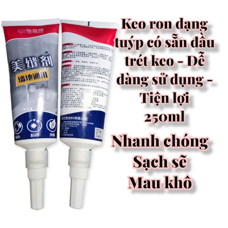 KEO CHÀ RON DẠNG TÚYP DỄ SỬ DỤNG - NHANH - GỌN 250ML