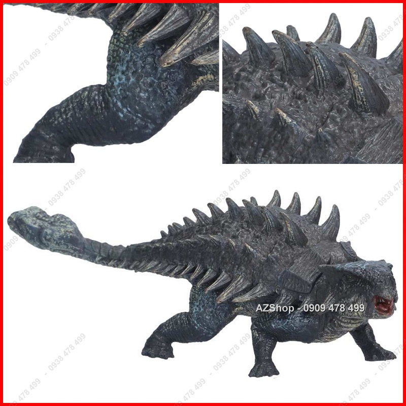 Mô Hình Khủng Long Đuôi Búa Size  Lớn Dài 22cm - Ankylosaurus - 7719.7