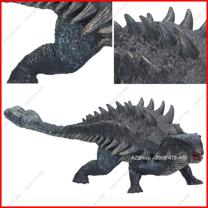 Mô Hình Khủng Long Đuôi Búa Size Trung 22cm - Ankylosaurus Polacanthus - 7719.7