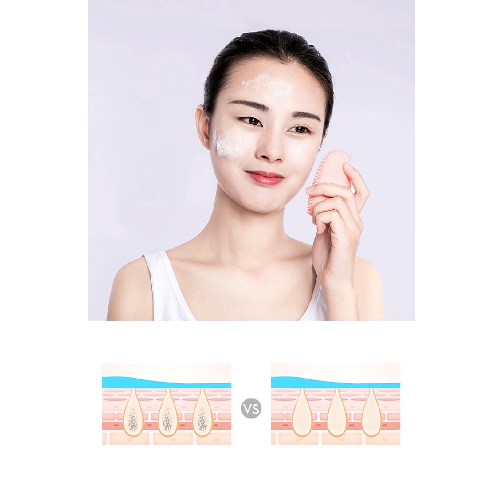 Máy rửa mặt Mini Youpin làm sạch da mặt hiệu quả | BigBuy360 - bigbuy360.vn