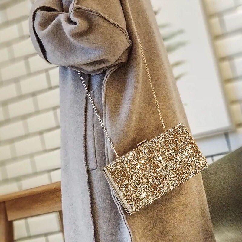 Bóp Đầm Cầm Tay Có Quai Đeo Vai Kết Hạt Thủ Công { Nhận giao hoả tốc trong ngày khu vực tphcm}