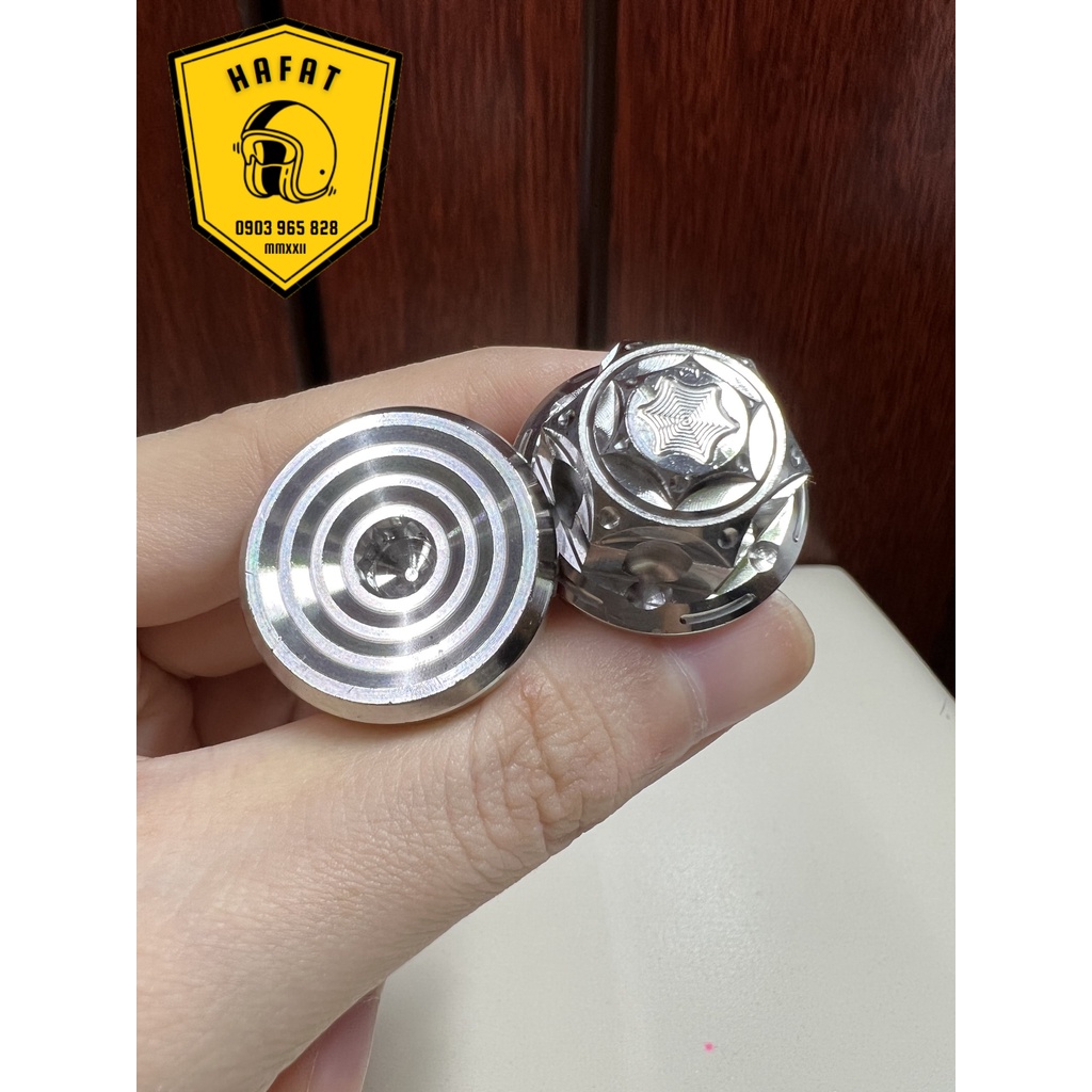 Ốc Mâm Lửa - Ốc Nắp Nhớt - Salaya Inox 304 Mẫu G3 Và Thái Cho Các Dòng Xe Yamaha - Honda