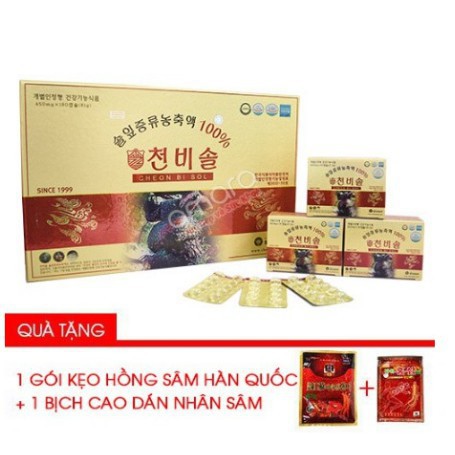 TINH DẦU THÔNG ĐỎ CHÍNH PHỦ CHEON BI SOL HÀN QUỐC - HÀNG CAO CẤP