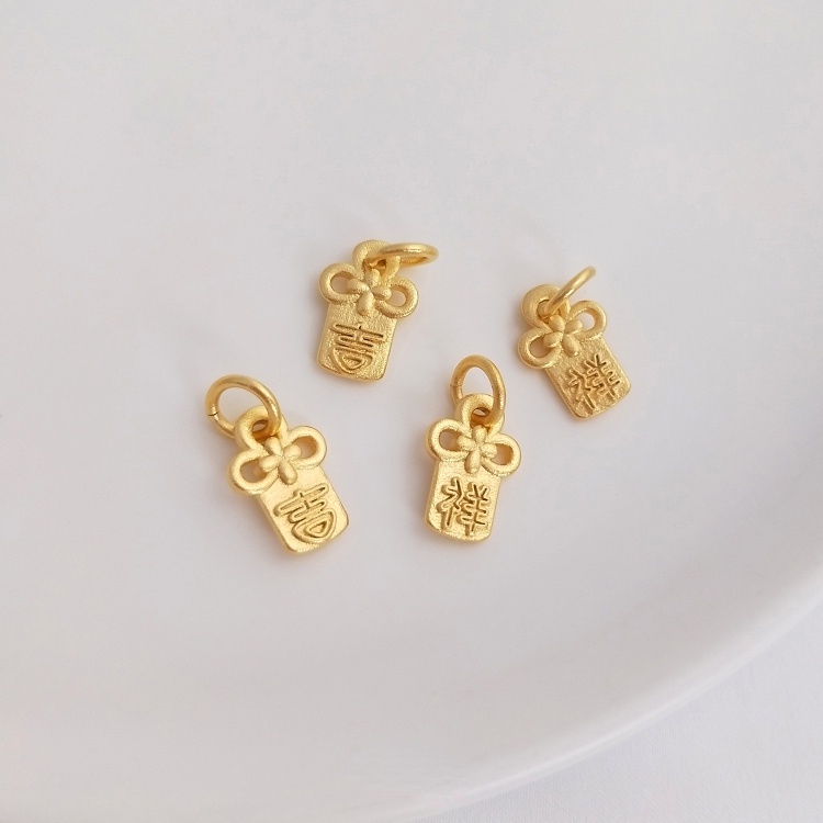 Thẻ Vàng Cát Màu Sắc Mạnh Mẽ Dùng Làm Mặt Dây Chuyền/Vòng Tay diy