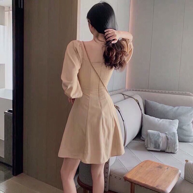 (Ảnh thật 3 MÀU) ĐẦM DỰ TIỆC DÁNG XOÈ TAY PHỒNG PHỐI VOAN GIÁ RẺ KÈM ẢNH THẬT | BigBuy360 - bigbuy360.vn