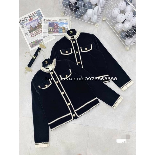 Áo khoác nhung phong cách Hàn Quốc | BigBuy360 - bigbuy360.vn