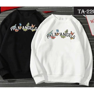 Áo sweater bướm palm angels