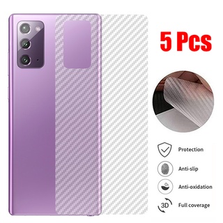 Hộp 5 Miếng dán mặt lưng cacbon bảo vệ điện thoại cho Samsung Galaxy S21 S20 Note 20 Ultra S8 S9 S10 S20 FE S21 Note 10 Plus A72 A52 A32 A42 A22 A02s A12 A10s A20s A30s A50s A21s A10 A70s A01 A11 A31 A51 A71