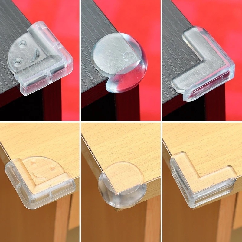 1 Miếng Bọc Cạnh Bàn Bằng Silicon Mềm Trong Suốt Chống Va Chạm Bảo Vệ An Toàn Cho Bé