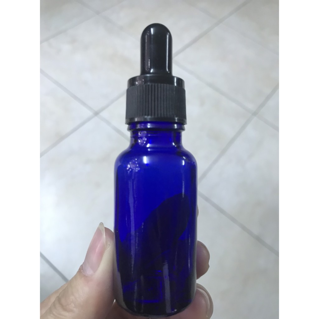 Chai thủy tinh 20ml xanh dương chiết serum, tinh dầu