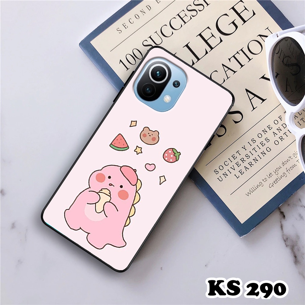 Ốp lưng Xiaomi Mi 11 Lite - Mi 11 Lite 5G - Mi 11 Lite 5G NE - Ốp in hình khủng long,dinosaur dễ thương
