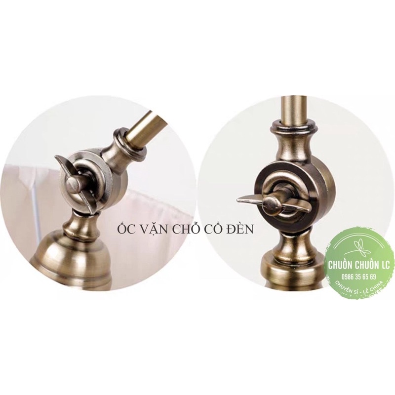 ĐÈN CÂY ĐỨNG TRANG TRÍ CÓ BÀN TRÀ PHONG CÁCH CỔ ĐIỂN mã DC-07