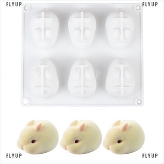 Khuôn thỏ béo 3d xinh đáng yêu