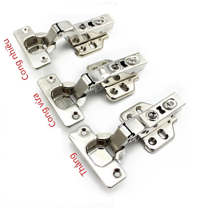 Combo 20 Bản lề tủ Bản lề inox 304 Bản lề giảm chấn Nguyên Việt cao cấp chống gỉ sét