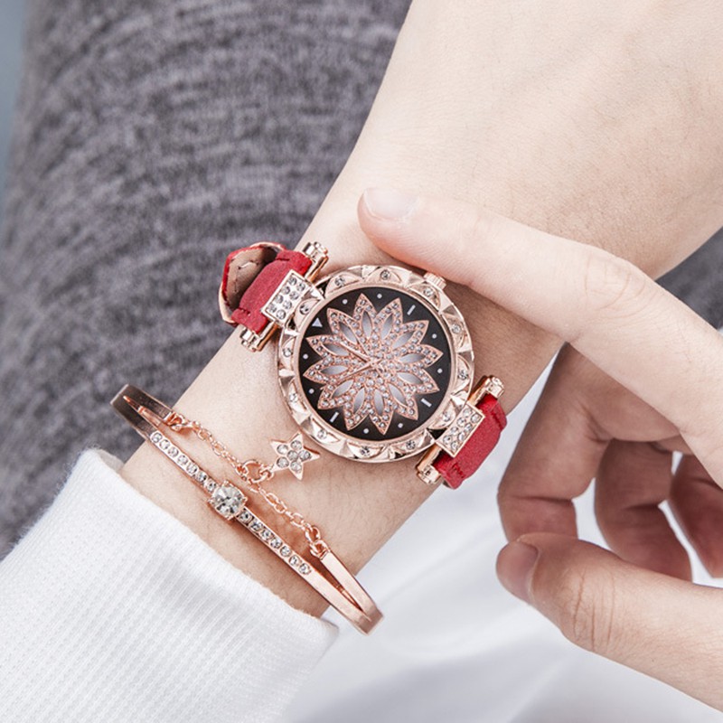 Đồng hồ đeo tay nữ Diamond Luxury Watch