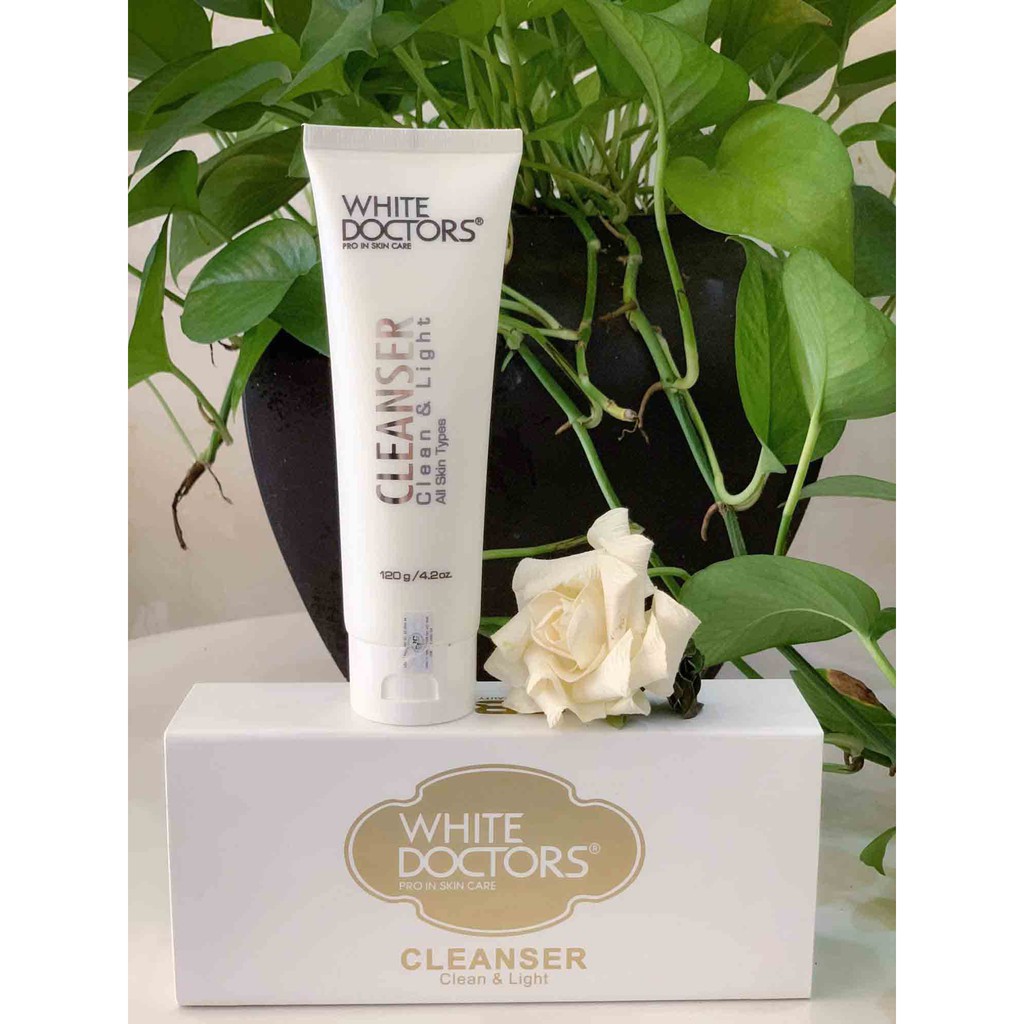 Sữa rửa mặt ngăn ngừa mụn, giảm nám, làm sáng da White Doctors Cleanser 120ml