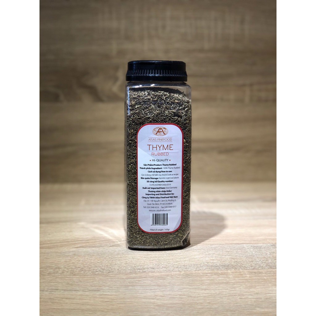 [165g] Cỏ xạ hương khô nghiền [Germany] ATLAS Thyme Rubbed (als-hk)