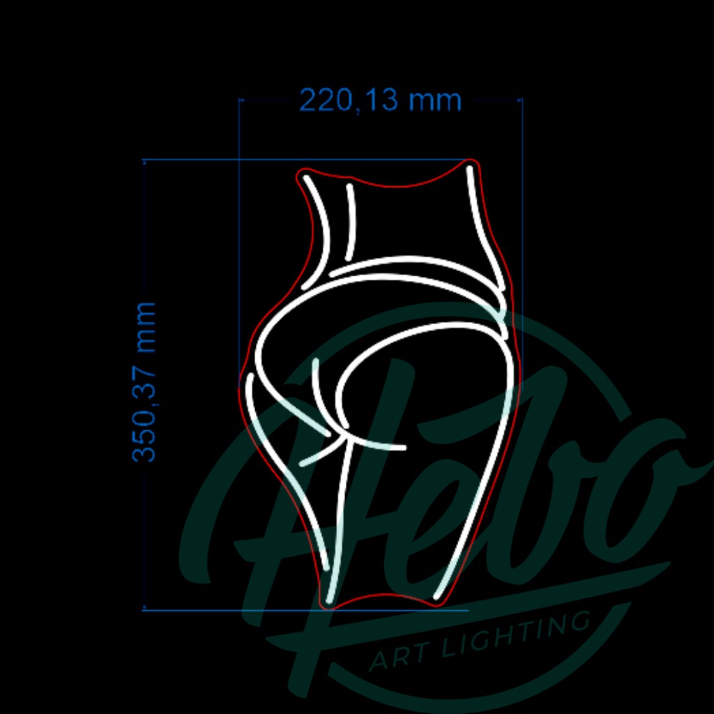 Đèn Trang Trí LED Neon Sign Sexy Girl | HEBO Art Lighting